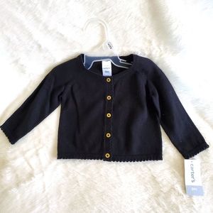 NWT Carter's Button Up Sweater